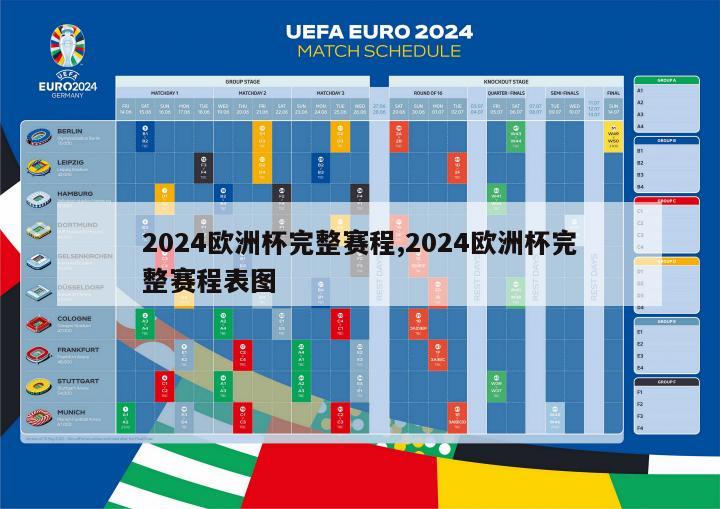 2024欧洲杯完整赛程,2024欧洲杯完整赛程表图